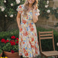 Sunny and Bright Floral Midi Dress