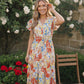 Sunny and Bright Floral Midi Dress