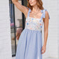 Wildflower Wishes Striped Midi Dress
