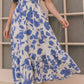 Blue Blooms & Sunshine Midi Dress