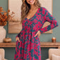 Blooming Beauty Long Sleeve Floral Dress