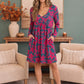 Blooming Beauty Long Sleeve Floral Dress