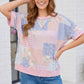 Sweet Patchwork Dreams Short Sleeve Top