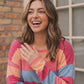 Sunny Stripes Long Sleeve Knit Top