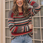 Keeping Busy Ribbed Long Sleeve Top