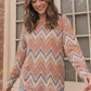 Chevron Dreams Long Sleeve Top