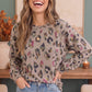 Wild One Colorful Leopard Sweater Top