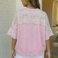 Sweet Garden Floral Drop Shoulder Top