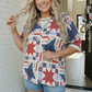 Stars and Patches Quilted Print Top