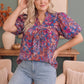 Blooming Beautifully Floral Puff Sleeve Top