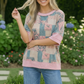 Patchwork Dreams Short Sleeve Top