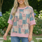 Patchwork Dreams Short Sleeve Top