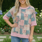 Patchwork Dreams Short Sleeve Top