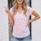 Wild About You Lilac Leopard V-Neck Tee