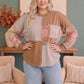 Neapolitan Patchwork Floral Colorblock Pullover