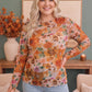 Mums the Word Mesh Floral Top