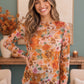 Mums the Word Mesh Floral Top