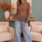 Wild Side Leopard Mesh Long Sleeve Top