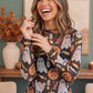 Ghostly Good Times Halloween Mesh Top