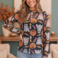 Ghostly Good Times Halloween Mesh Top