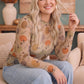 Pumpkin Patch Pretty Mesh Long Sleeve Top