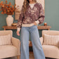 Antique Bouquet Sweatshirt in Mocha