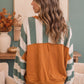 Stripes and Spice Pullover
