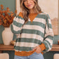 Stripes and Spice Pullover