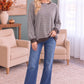 Crush on You Raglan Pullover in Mocha