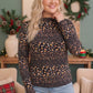 Midnight Garden Long Sleeve Floral Top