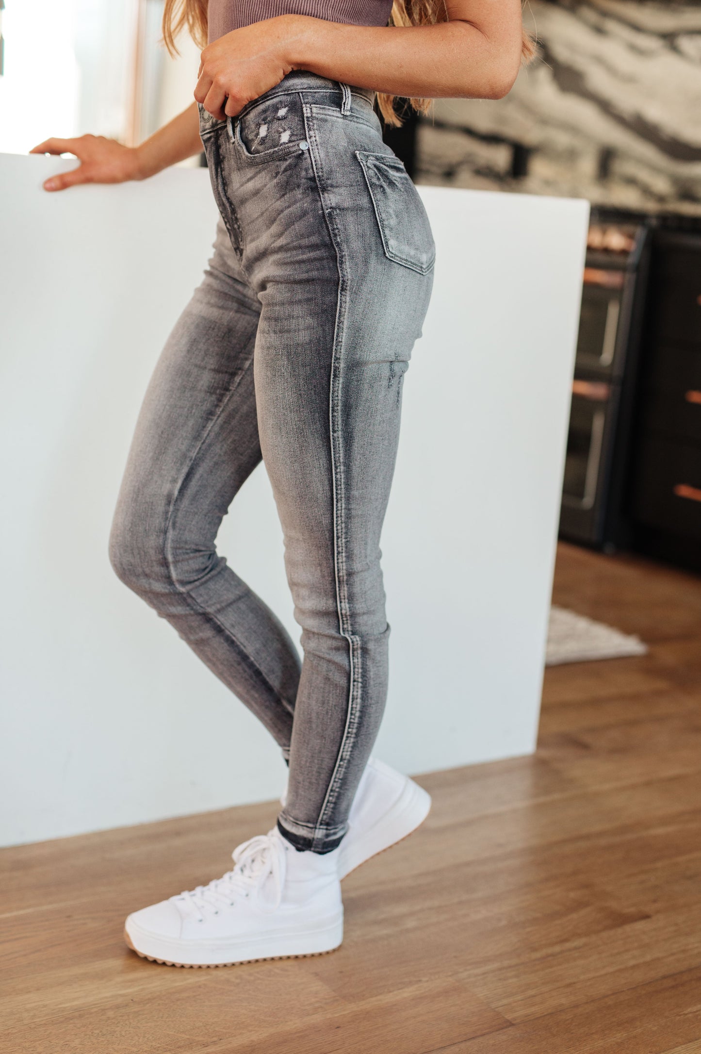 Hadley High Rise Control Top Release Hem Skinny - Judy Blue