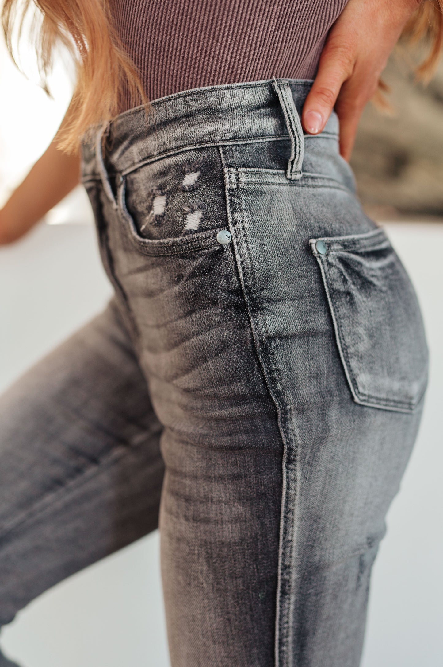 Hadley High Rise Control Top Release Hem Skinny - Judy Blue