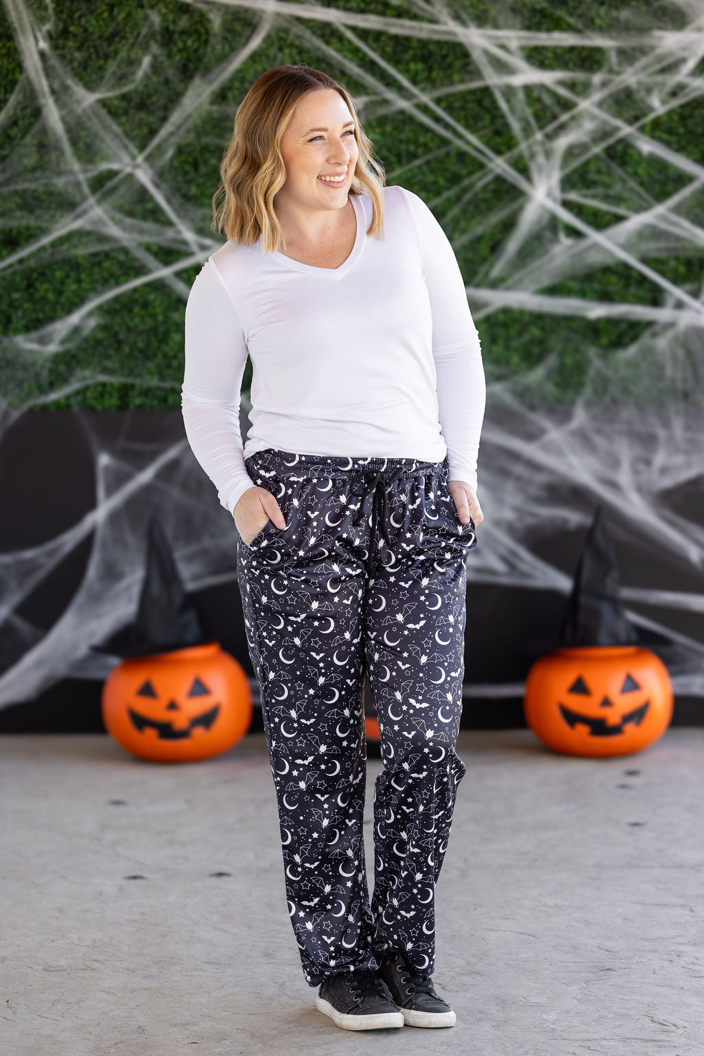 Lounge Pants - Midnight Bats FINAL SALE