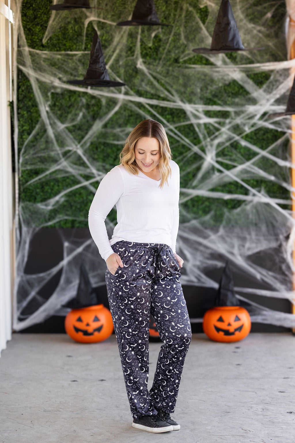 Lounge Pants - Midnight Bats FINAL SALE
