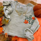 PREORDER: Hello Fall Embroidered Tee OR Sweatshirt // ships in 2-4 weeks