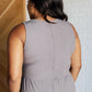 Hilary Wide Leg Jumpsuit in Grey