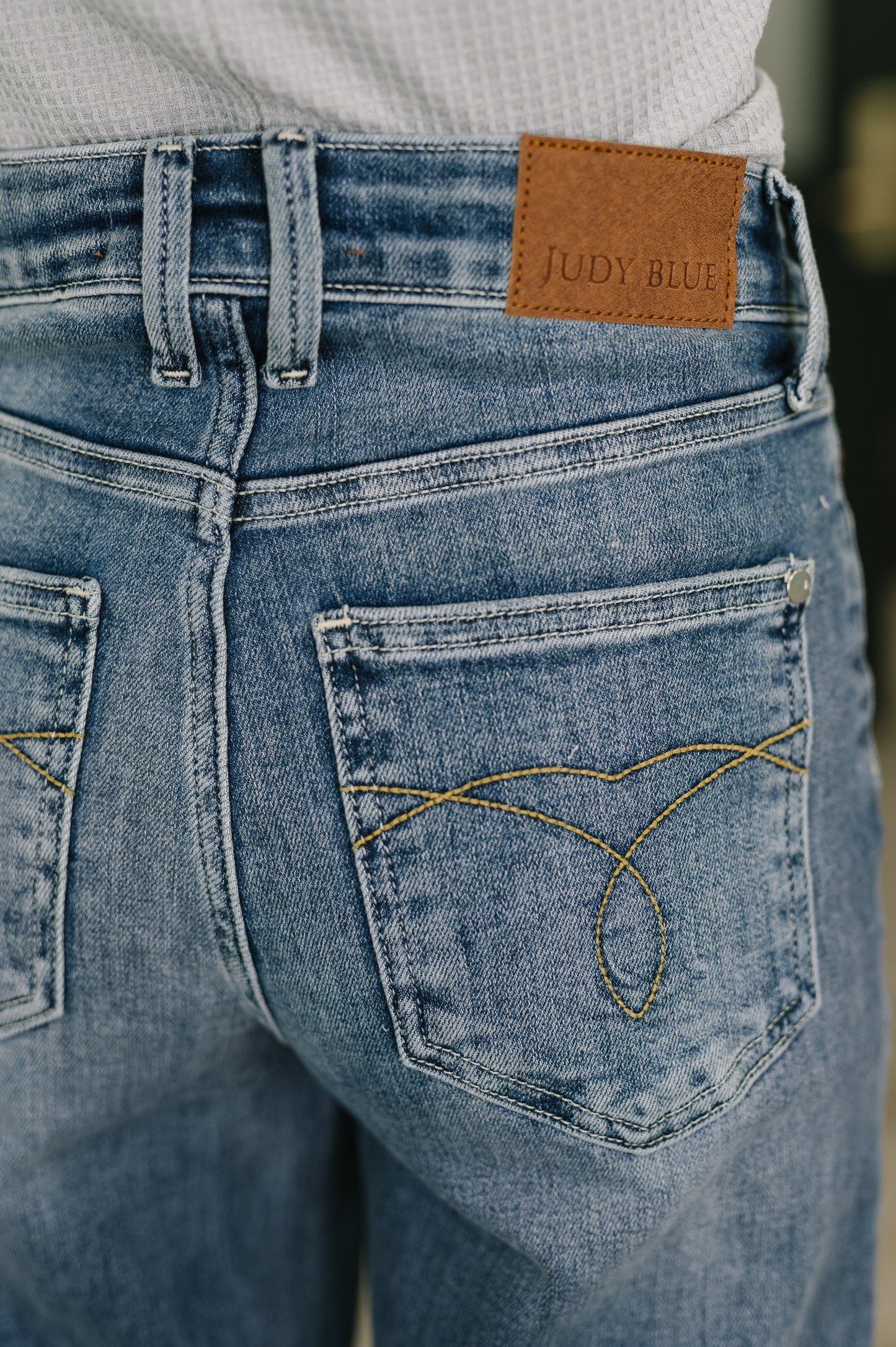 Molly Mid Rise Straight Denim - Judy Blue