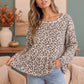 Wild at Heart Leopard Peplum Top