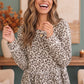 Wild at Heart Leopard Peplum Top