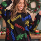Merry Everything Glitter Sweatshirt