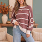 Give it a Twirl Cozy Stripe Sweater