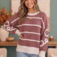 Give it a Twirl Cozy Stripe Sweater