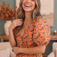 Bloom Into Fall Floral Cotton Zip Dress