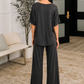 Top and Bottom Lounge Set in Charcoal