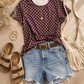 Checkered Charm Tee