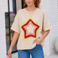 Retro Rainbow Star Oversized Tee