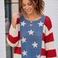 Stars and Stripes Crochet Sweater