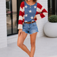 Stars and Stripes Crochet Sweater