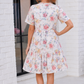 Blooming Beautifully Floral Tiered Mini Dress