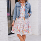 Blooming Beautifully Floral Tiered Mini Dress